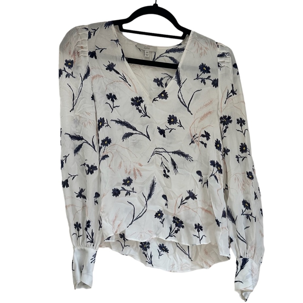 Joie Yadra Silk Blouse XXS - Picture 8 of 10